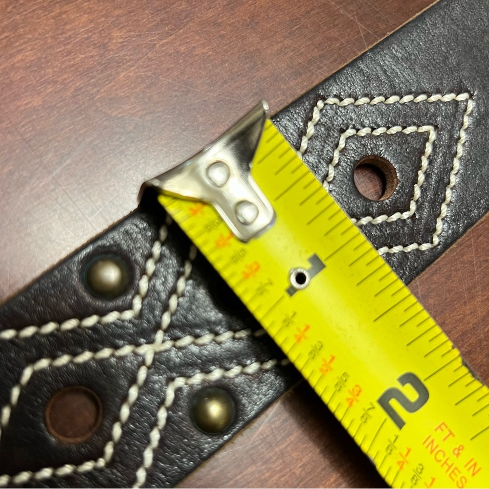 Just Cavalli SS07 Archive Western Studded Leather Belt Made in Italy - Picture 13 of 15